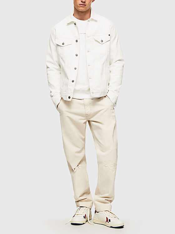Jachetă albă de blugi PINNERS - 1