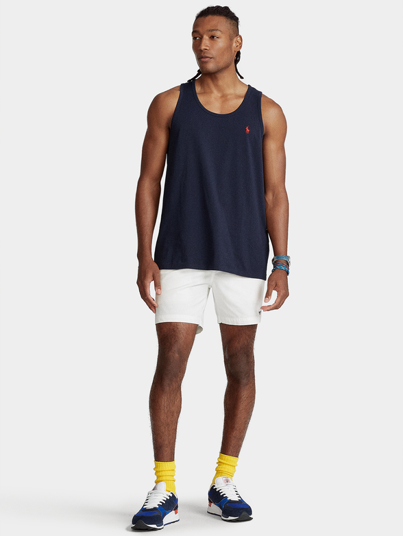 Blue cotton top - 4