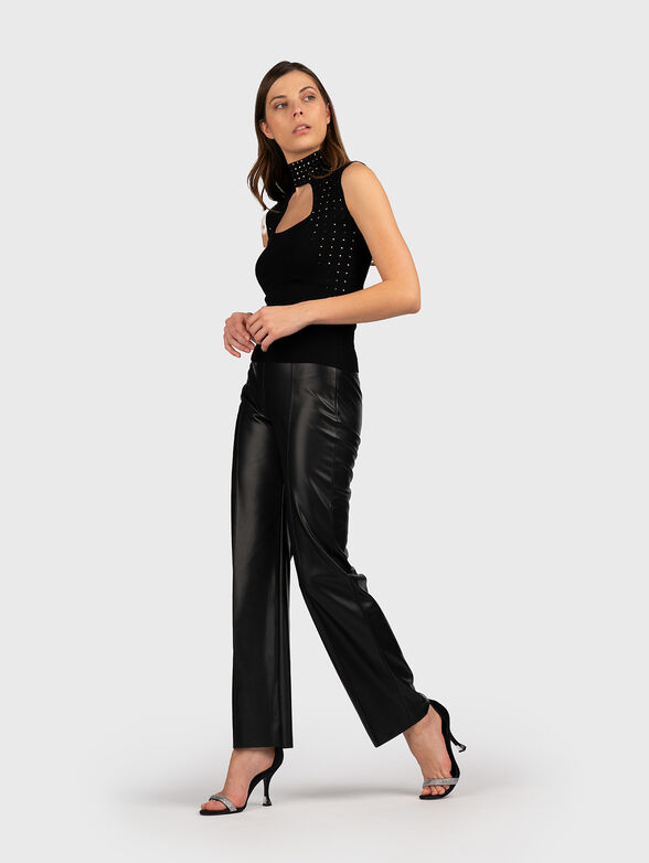 Top with cut-out detail and accent eyelets - 2