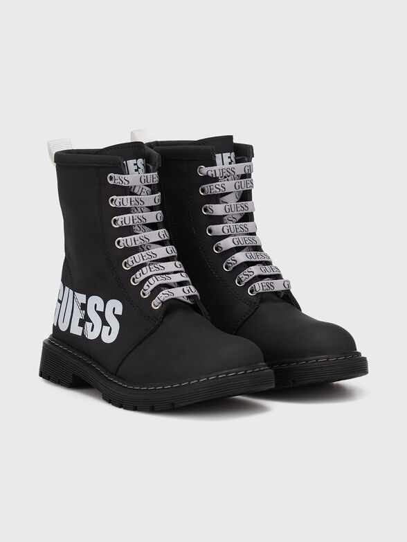 JULIAN ankle boots with contrasting logo - 2
