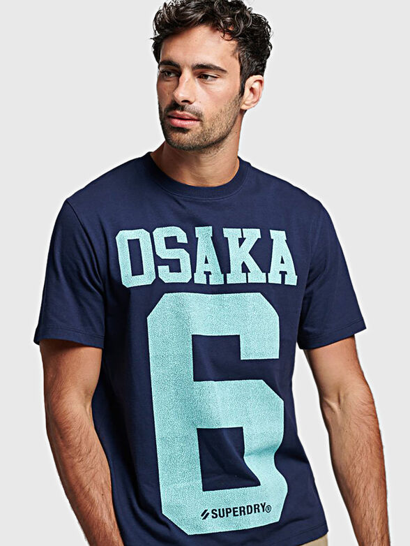 CODE CLASSIC OSAKA blue T-shirt - 1