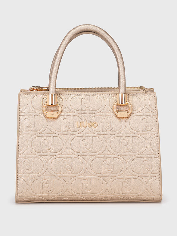 Bag with embossed logo texture - 1