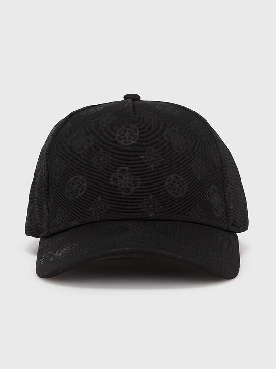 Șapcă de baseball neagră cu logo imprimat - 1