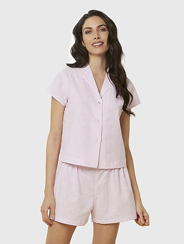 COTTON LINEN pyjama bottoms - 3