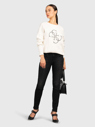 ANNETTE jeans with logo accent - 5
