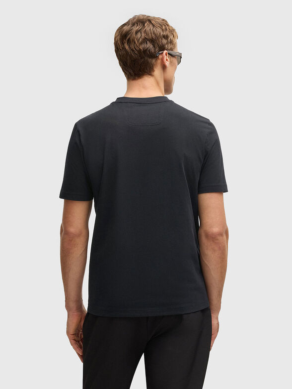 T-shirt with logo print in black - 3