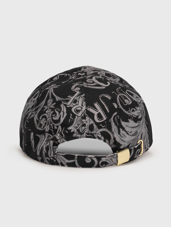 Baseball cap with contrasting baroque print - 2