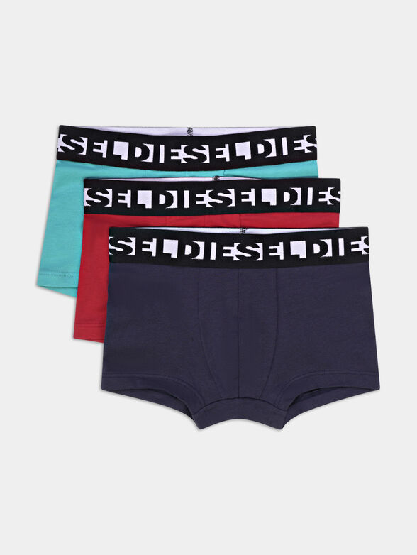 Set of three boxers with logo inscription - 1