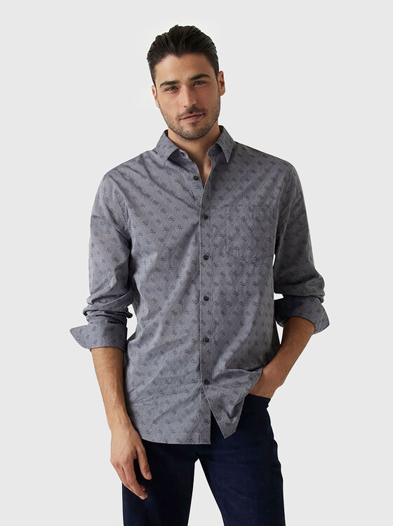 Jacquard shirt with 4G logo - 1