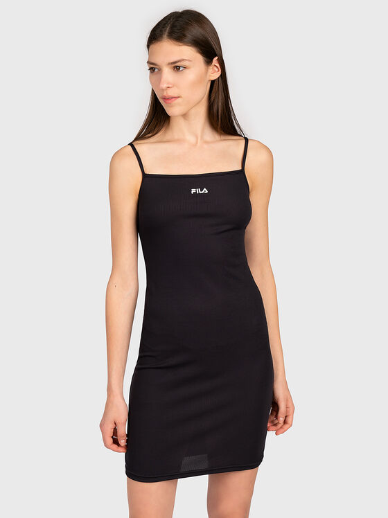 Rochie neagră cu siluetă slim AMBERLY - 1
