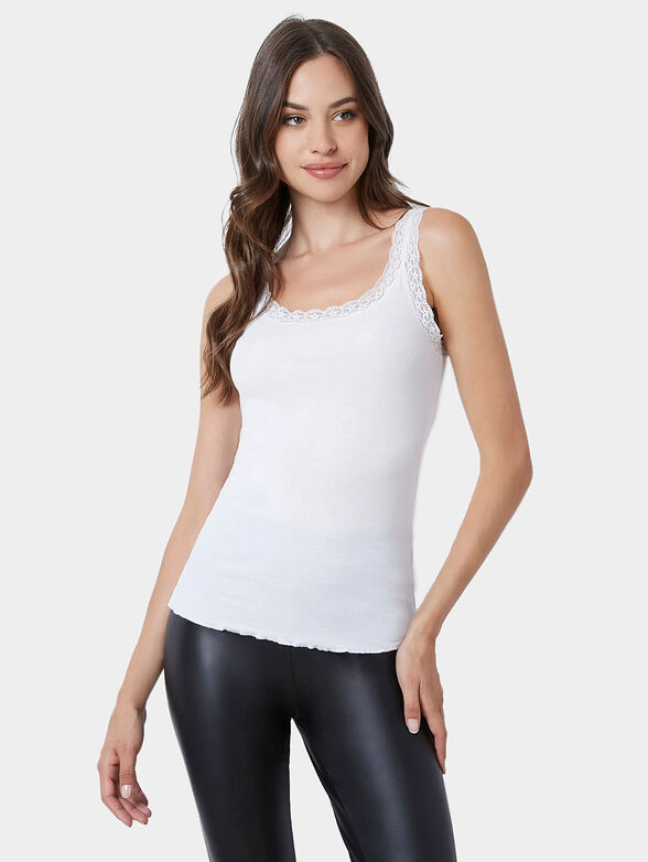 COLOR RIB black top - 1