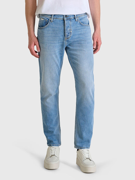 ARGON blue jeans with bleached effect - 1