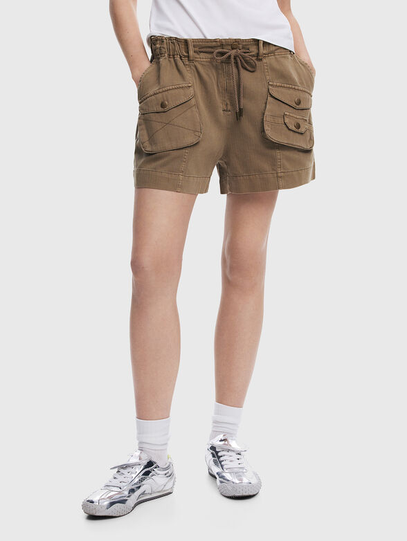 Shorts with accent pockets - 1