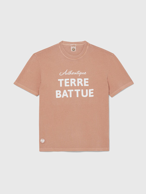 Cotton T-shirt with print - 1