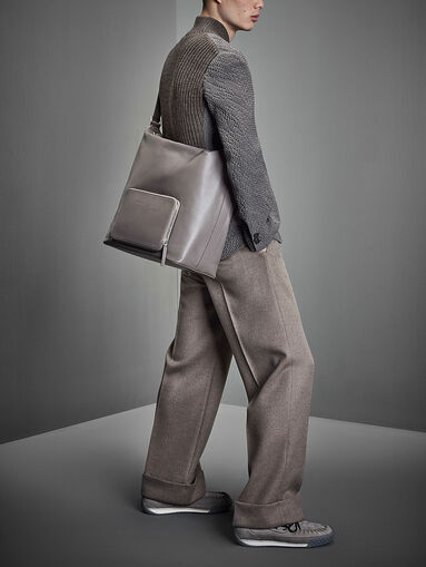 Straight wool trousers - 5