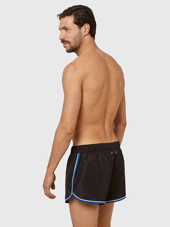 PASSEPARTOUT beach shorts in black - 2