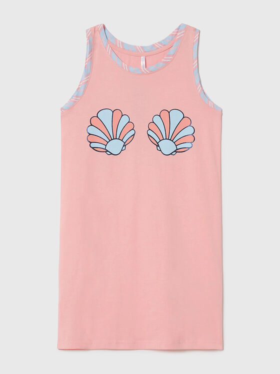 Top roz cu imprimeu MERMAIDS - 1