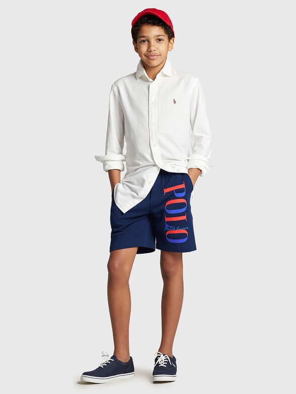 ATHLETIC shorts with logo accent - 2