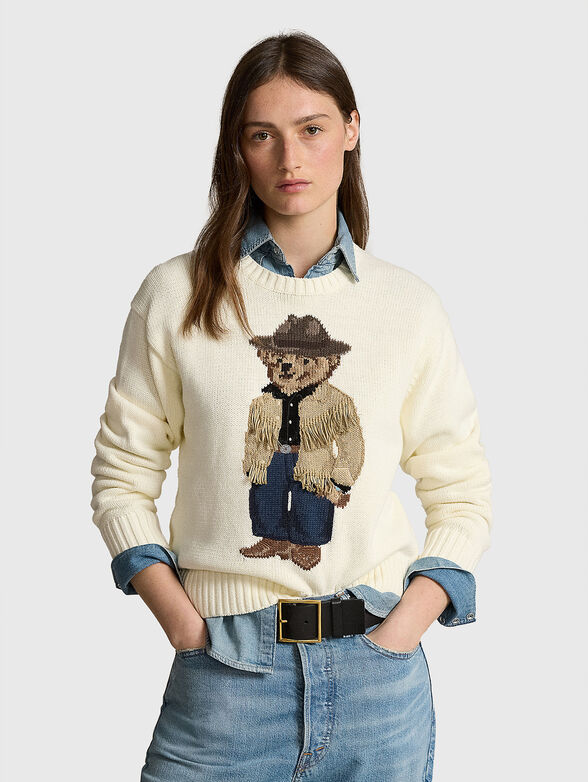 Sweater with Polo Bear design - 1