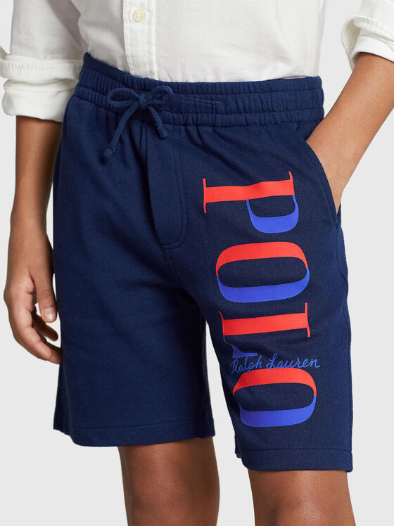 ATHLETIC shorts with logo accent - 1