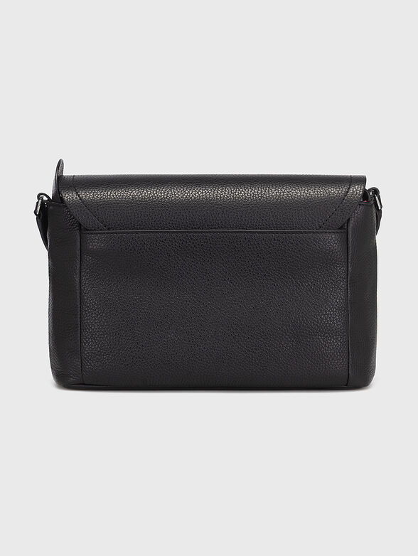 Black crossbody bag with metal detail - 3