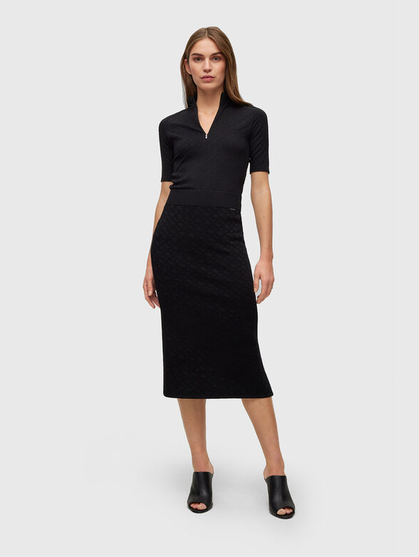 Knitted jacquard skirt - 4
