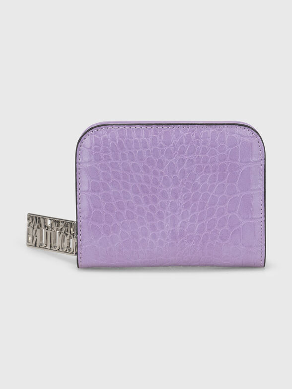 Wallet with croco texture  - 2