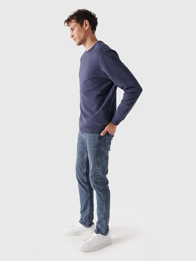 Dark blue logo sweatshirt  - 4