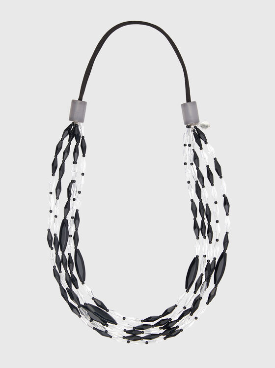 Necklace in black and white - 1