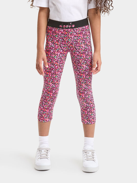 BLOSSOM black leggings with logo - 1