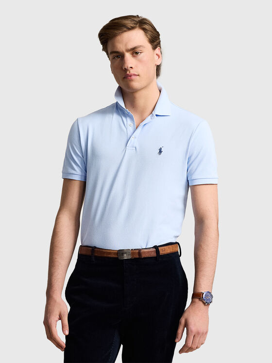Tricou polo albastru deschis - 1