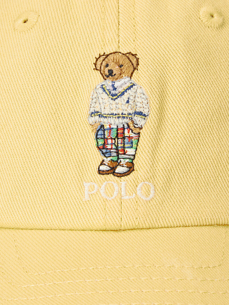 Yellow cap with Polo Bear embroidery - 3