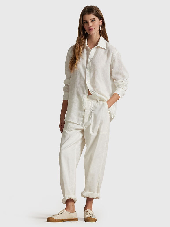 Oversized linen shirt - 2