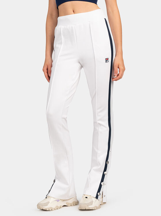 Pantaloni sport TAMAL cu dungi contrastante - 1