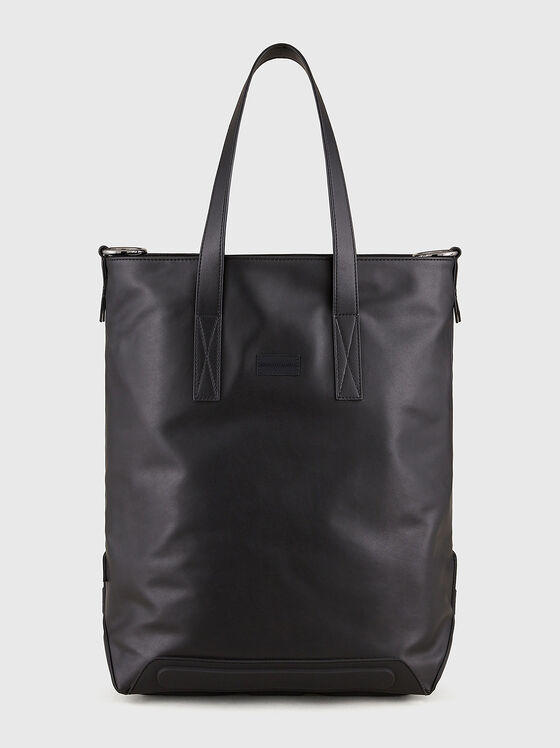 Large leather tote bag - 1