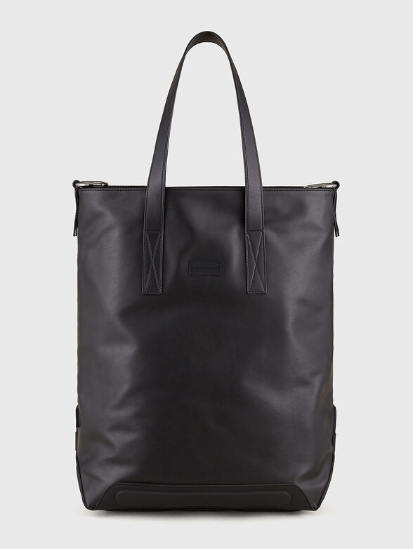 Large leather tote bag - 1