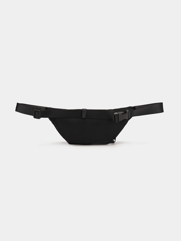Black waist bag with logo detail - 2