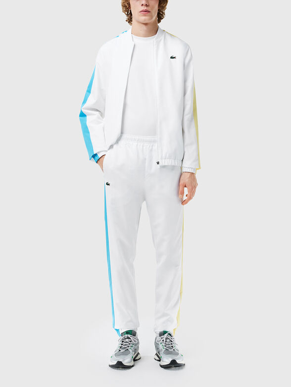 Tennis tracksuit with contrasting edges and logo prin - 5