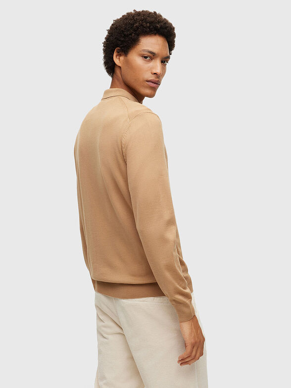 BONO wool sweater in beige color - 3