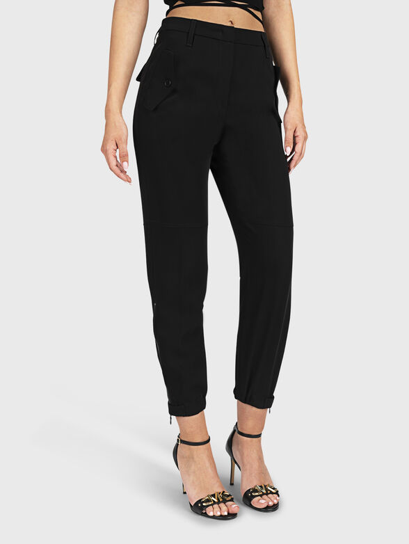 Pants with zips on the legs - 1