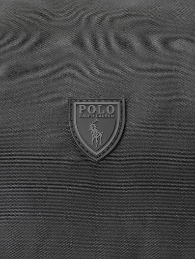 Black sports bag with logo detail - 4