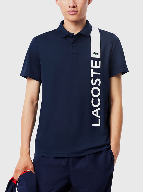 Tricou polo pentru tenis cu logo contrastant - 1