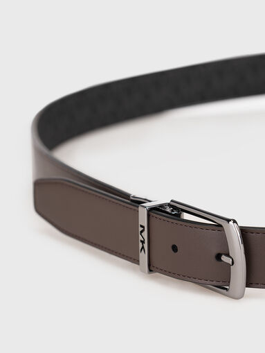 Logo print reversible belt  - 3