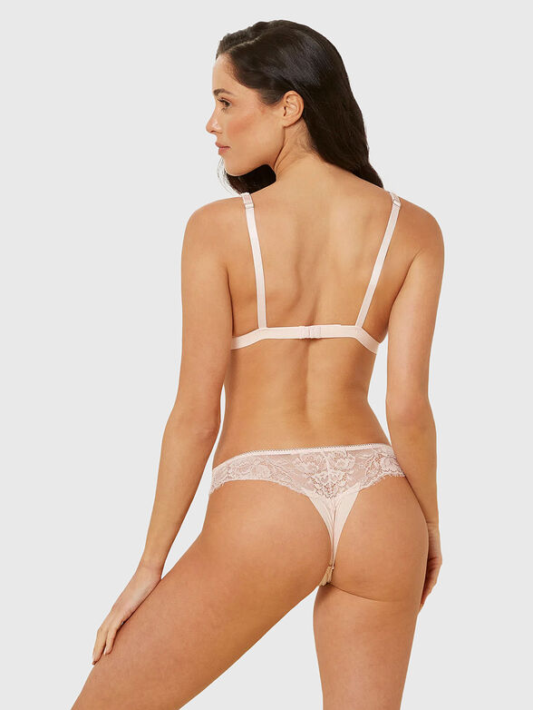 LUMINOUS brazilian briefs in pale pink - 2