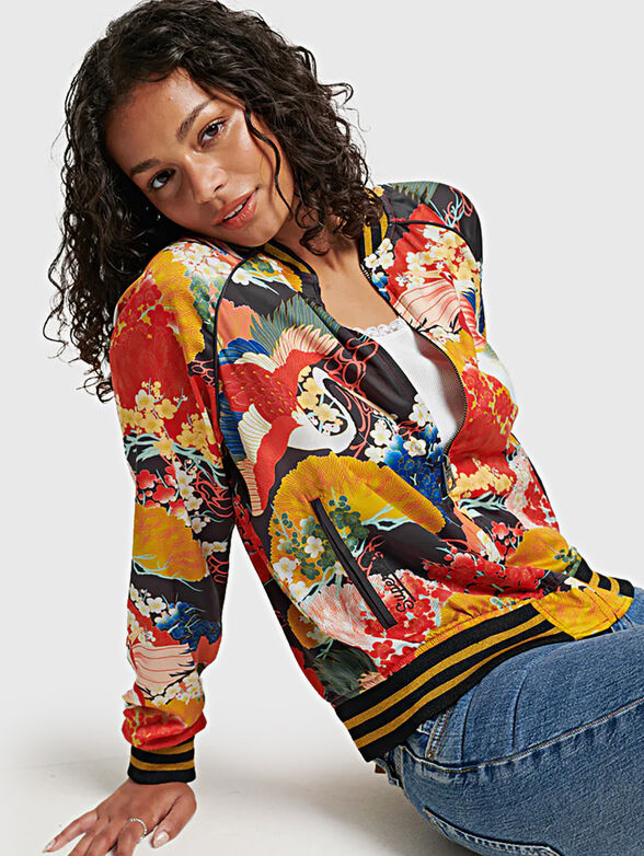 Jacket with multicolour print - 6