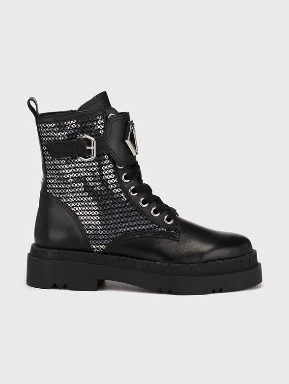 LOVE 33 ankle boots with appliquéd sequins - 1