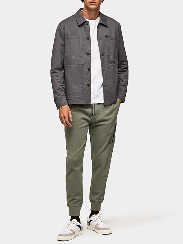 STEVEN cotton sports pants - 4