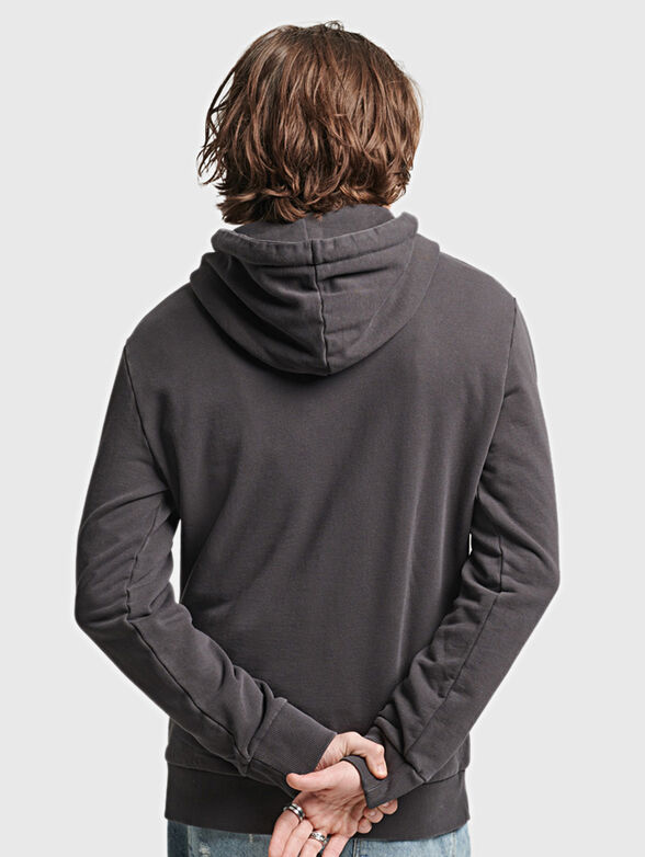 VINTAGE hooded sweatshirt with logo - 3