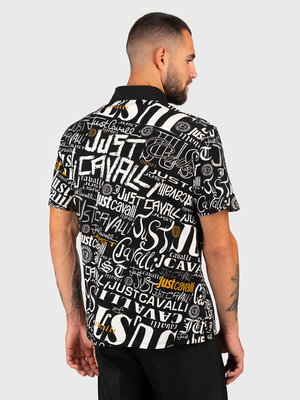Polo-shirt with contrasting inscriptions - 3