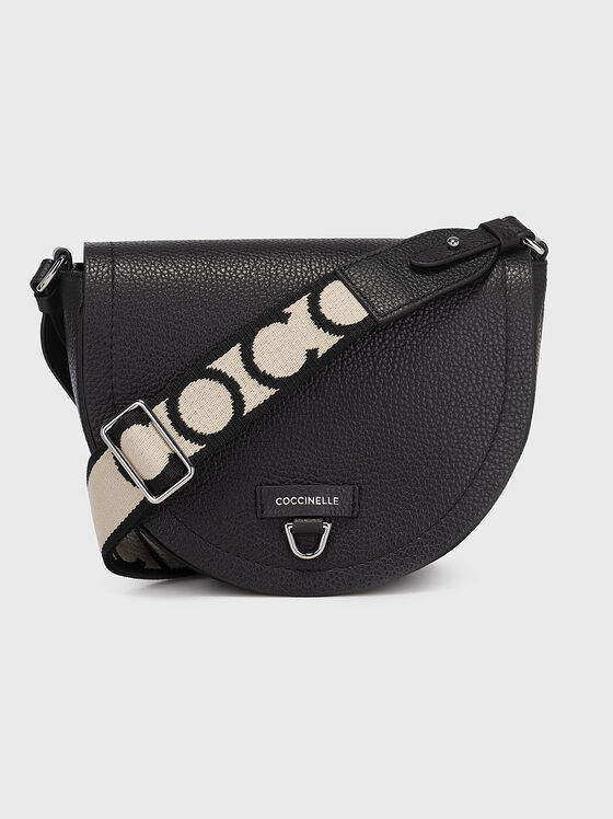 Black crossbody bag with small purse - 1